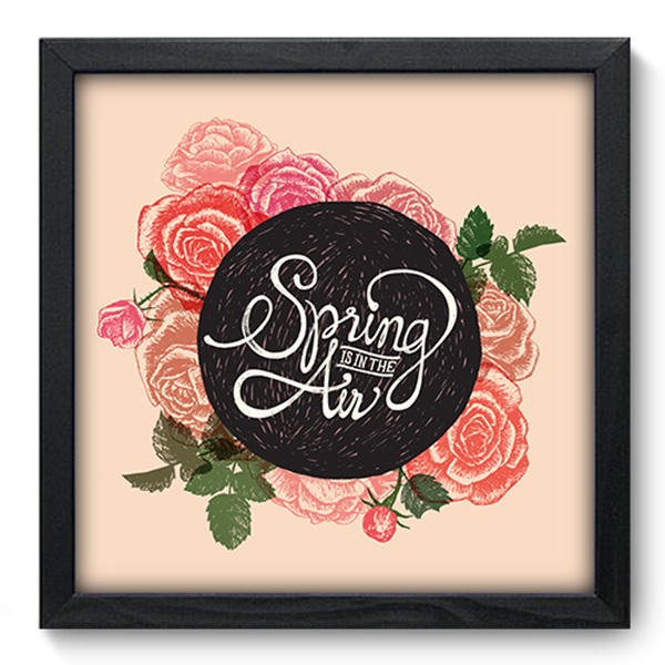 Quadro Decorativo - Spring - 33cm X 33cm - 143qdfp