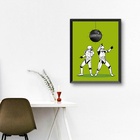 Quadro Decorativo Stormtrooper Dance 33x24cm - Com Vidro Mold