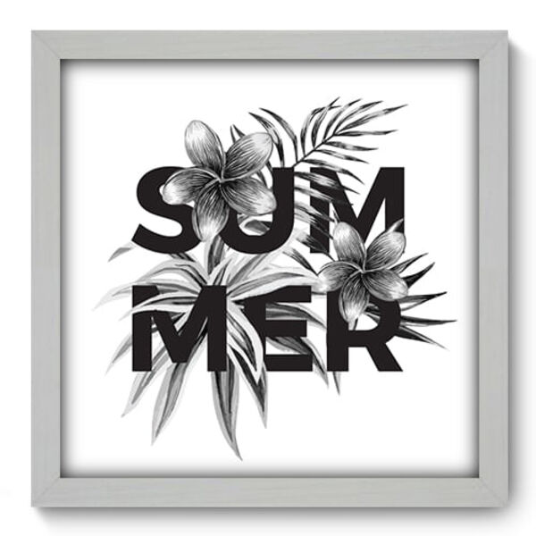 Quadro Decorativo - Summer - 33cm X 33cm - 417qddb