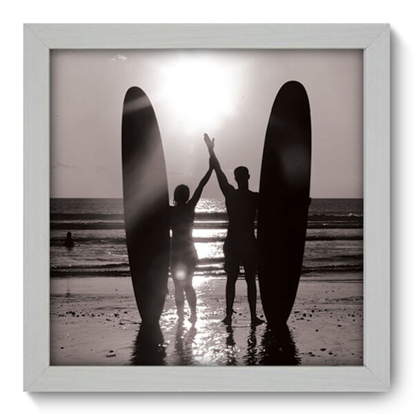 Quadro Decorativo - Surf - 22cm X 22cm - 003qdeb
