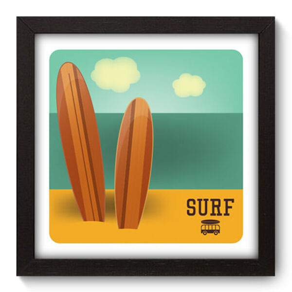 Quadro Decorativo - Surf - 22cm X 22cm - 048qdep