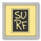 Quadro Decorativo - Surf - 22cm X 22cm - 427qddb