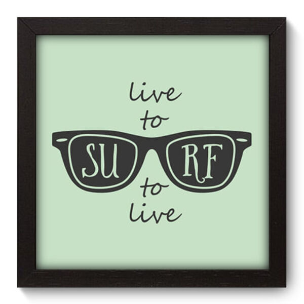 Quadro Decorativo - Surf - 22cm X 22cm - 428qddp