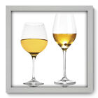 Quadro Decorativo - Taças De Vinho - 33cm X 33cm - 068qdcb