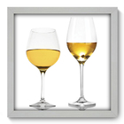 Quadro Decorativo - Taças De Vinho - 33cm X 33cm - 068qdcb