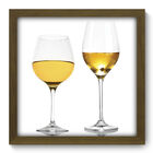 Quadro Decorativo - Taças De Vinho - 33cm X 33cm - 068qdcm