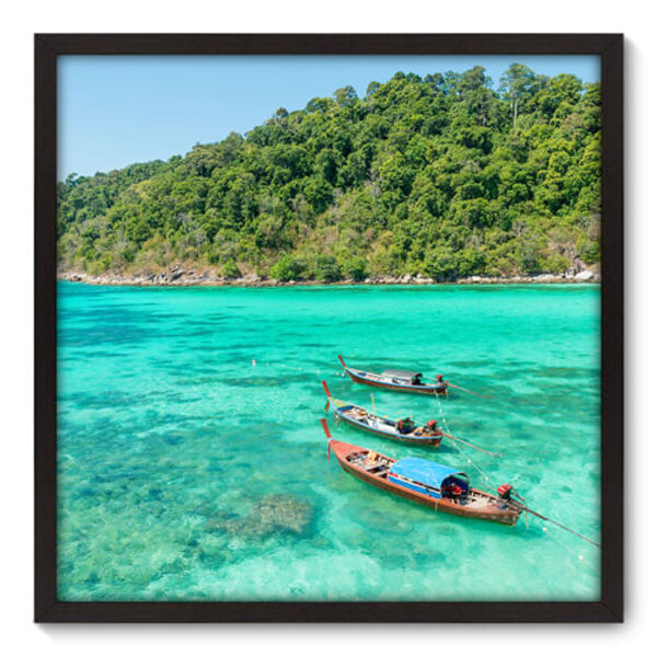 Quadro Decorativo - Tailândia - 70cm X 70cm - 067qnmdp