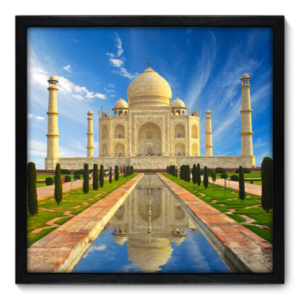 Quadro Decorativo - Taj Mahal - 50cm X 50cm - 001qnmcp
