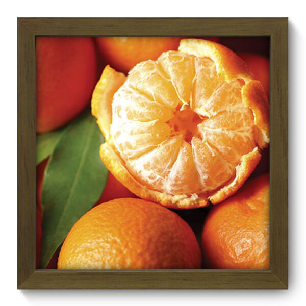 Quadro Decorativo - Tangerina - 22cm X 22cm - 128qdcm
