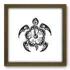 Quadro Decorativo - Tartaruga - 33cm X 33cm - 174qdsm