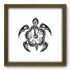 Quadro Decorativo - Tartaruga - 33cm X 33cm - 174qdsm