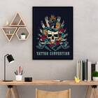 Quadro Decorativo Tatoo Convention 45x34cm - Com Vidro Moldur