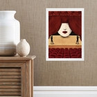 Quadro Decorativo Teatro- Palco 33x24cm - Com Vidro Moldura:m