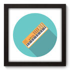 Quadro Decorativo - Teclado - 22cm X 22cm - 050qdgp