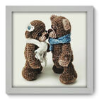 Quadro Decorativo - Teddy Bear - 22cm X 22cm - 095qdbb