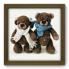 Quadro Decorativo - Teddy Bear - 22cm X 22cm - 097qdbm