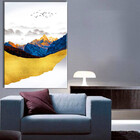 Quadro Decorativo Tela Canvas Abstrato Alpes - 200x100 Cm