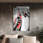 Quadro Decorativo Tela Canvas Abstrato Black And White Venice