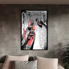 Quadro Decorativo Tela Canvas Abstrato Black And White Venice
