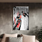 Quadro Decorativo Tela Canvas Abstrato Black And White Venice