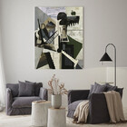 Quadro Decorativo Tela Canvas Abstrato Chaplin Geométrico - 1