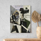 Quadro Decorativo Tela Canvas Abstrato Chaplin Geométrico - 2