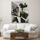 Quadro Decorativo Tela Canvas Abstrato Chaplin Geométrico - 2