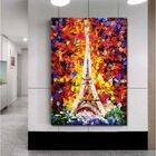 Quadro Decorativo Tela Canvas Abstrato Colorful Torre Eiffel
