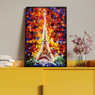 Quadro Decorativo Tela Canvas Abstrato Colorful Torre Eiffel