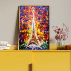 Quadro Decorativo Tela Canvas Abstrato Colorful Torre Eiffel