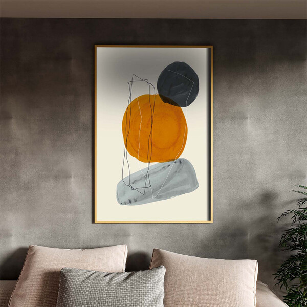 Quadro Decorativo Tela Canvas Abstrato Conceito A Dança Das F