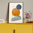 Quadro Decorativo Tela Canvas Abstrato Conceito A Dança Das F