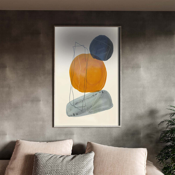 Quadro Decorativo Tela Canvas Abstrato Conceito A Dança Das F