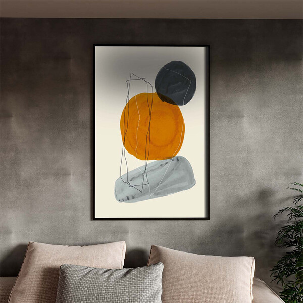 Quadro Decorativo Tela Canvas Abstrato Conceito A Dança Das F