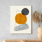 Quadro Decorativo Tela Canvas Abstrato Conceito A Dança Das F