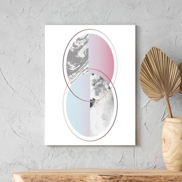 Quadro Decorativo Tela Canvas Abstrato Conceito Caleidoscópio