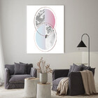 Quadro Decorativo Tela Canvas Abstrato Conceito Caleidoscópio