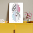 Quadro Decorativo Tela Canvas Abstrato Conceito Caleidoscópio