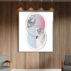 Quadro Decorativo Tela Canvas Abstrato Conceito Caleidoscópio