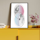 Quadro Decorativo Tela Canvas Abstrato Conceito Caleidoscópio