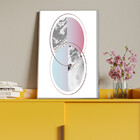 Quadro Decorativo Tela Canvas Abstrato Conceito Caleidoscópio