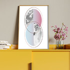 Quadro Decorativo Tela Canvas Abstrato Conceito Caleidoscópio