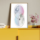 Quadro Decorativo Tela Canvas Abstrato Conceito Caleidoscópio