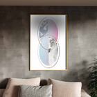 Quadro Decorativo Tela Canvas Abstrato Conceito Caleidoscópio