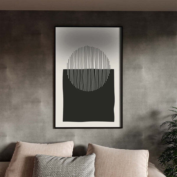 Quadro Decorativo Tela Canvas Abstrato Conceito Cubismo Abstr