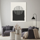 Quadro Decorativo Tela Canvas Abstrato Conceito Cubismo Abstr