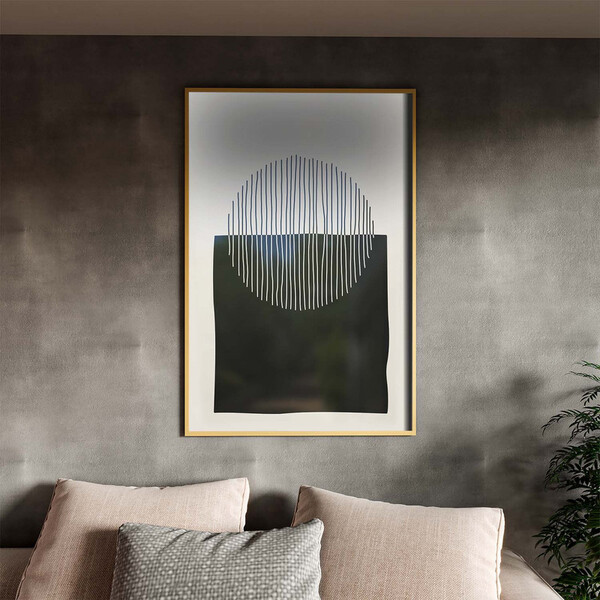 Quadro Decorativo Tela Canvas Abstrato Conceito Cubismo Abstr