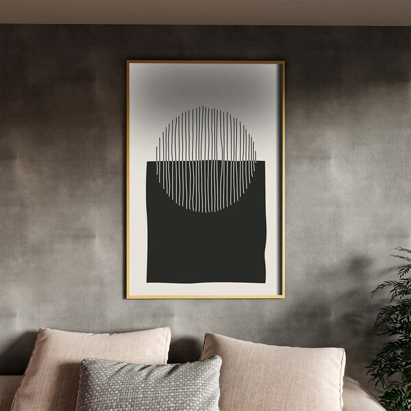 Quadro Decorativo Tela Canvas Abstrato Conceito Cubismo Abstr