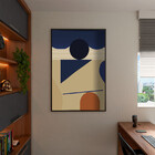 Quadro Decorativo Tela Canvas Abstrato Conceito Estrutura Abs