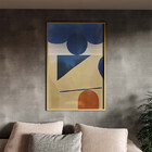 Quadro Decorativo Tela Canvas Abstrato Conceito Estrutura Abs